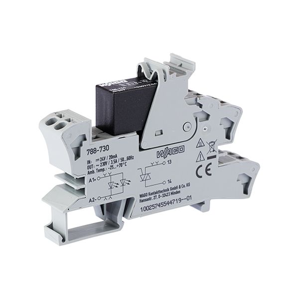 788-730 Solid-state relay module; Nominal input voltage: 24 VDC; Output voltage range: 12 … 275 VAC image 2