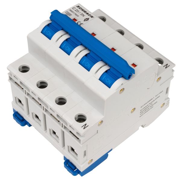 Miniature Circuit Breaker (MCB) AMPARO 10kA, C 20A, 3+N image 8