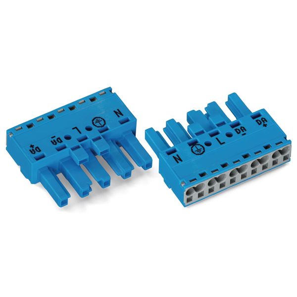 Socket 5-pole Cod. I blue image 1