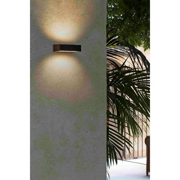 DORO-13 WALL LAMP LED 2x6.5W 3000K BROWN OXIDO image 2