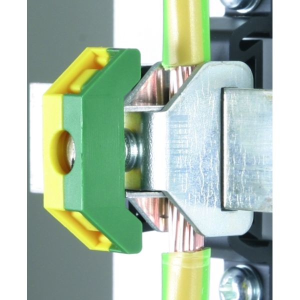 Terminal for busbars 18x3mm cross section max. 35mm² green/yellow image 3
