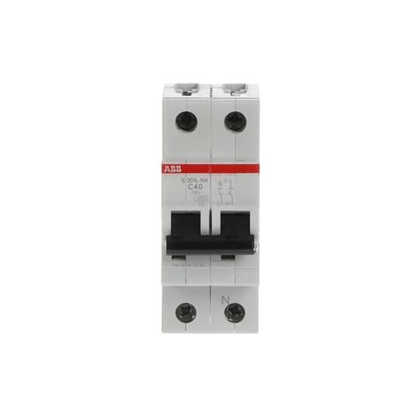 S201L-C40NA Miniature Circuit Breaker - 1+NP - C - 40 A image 1