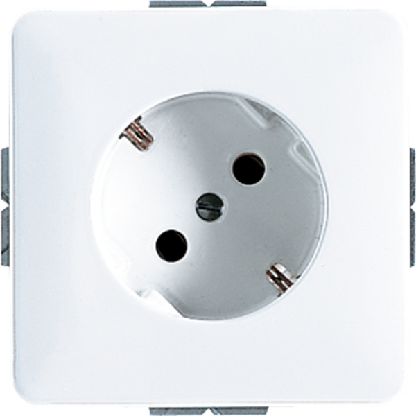 Schuko-socket 45° CD521-45NWW image 1