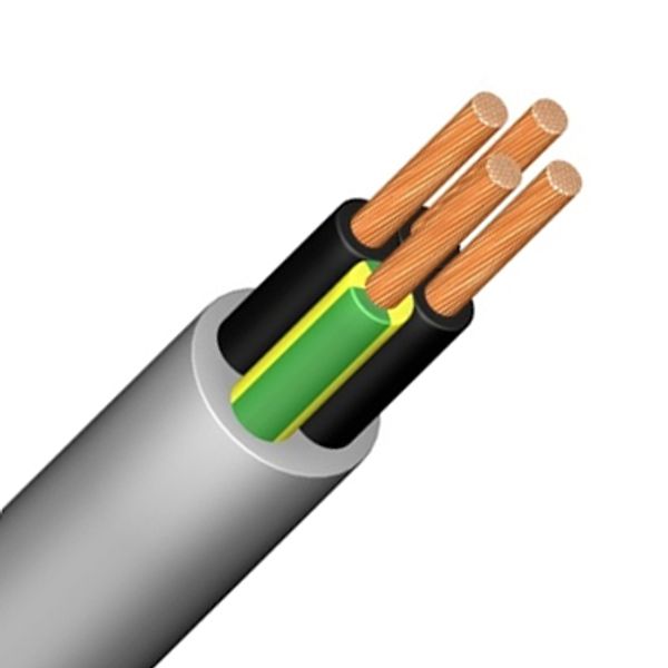 PVC Composite Connection Cable SLM-JZ 4x1,5 0,6/1kV grey image 1