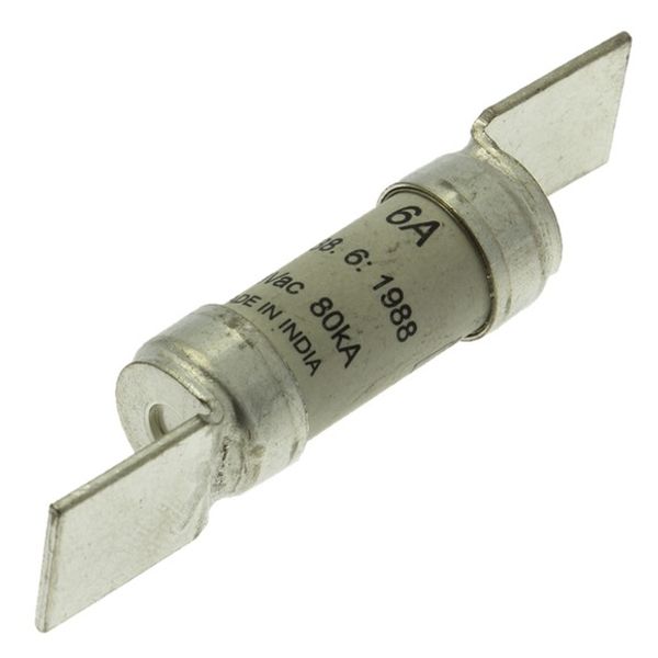 Fuse-link, low voltage, 6 A, AC 550 V, BS88/F2, 14 x 68 mm, gL/gG, BS image 3