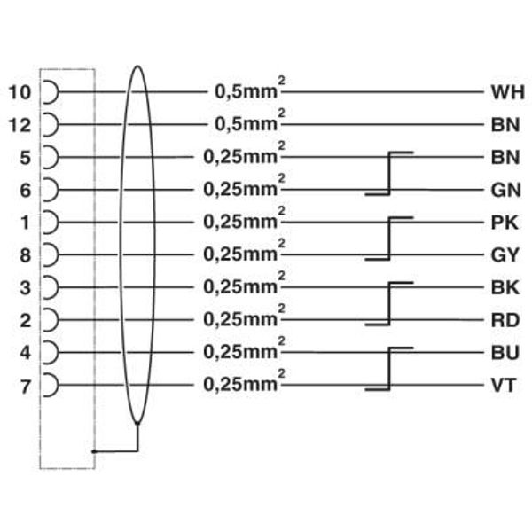 Cable plug in molded plastic image 6