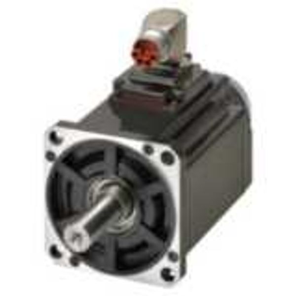 1SA AC servo motor, 2 kW, 400 VAC, 3000 rpm, 6.37 Nm, absolute encoder image 1