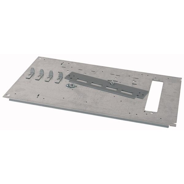 Mounting plate for  W = 800 mm, NZM4, vertical image 1