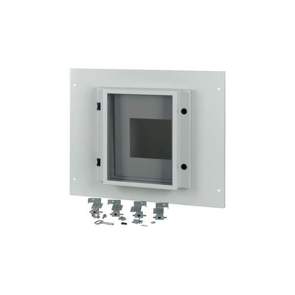 Front plate, NZM4, 4p, withdrawable + remote operator, W=800mm, IP55, grey image 3
