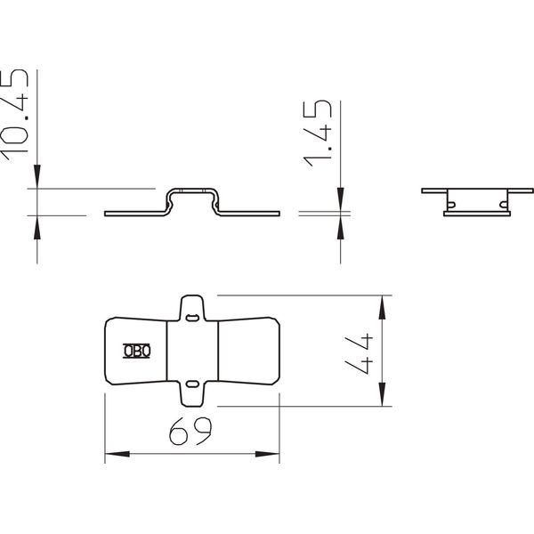 GRS 3.9 DD Quick connector for mesh cable tray d 3,9mm image 2