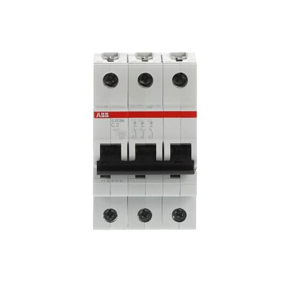 S203M-C2 Miniature Circuit Breaker - 3P - C - 2 A image 6