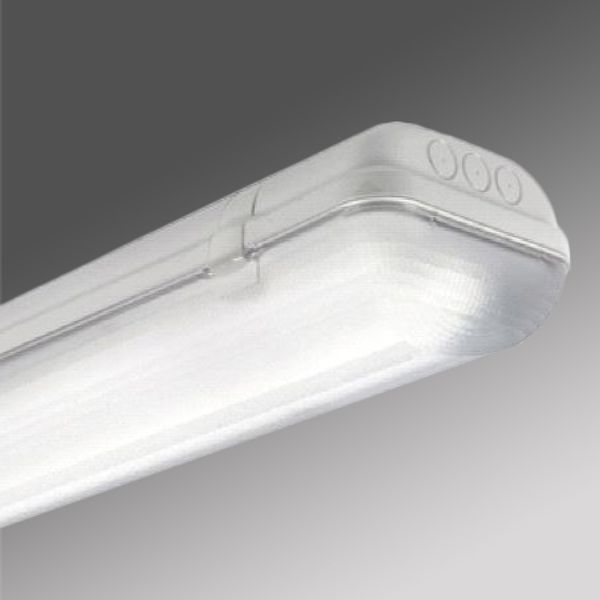 LINDA BASIC LED 2x23W, 4000K, 6685lm, IP65, grey, L=1570mm image 1