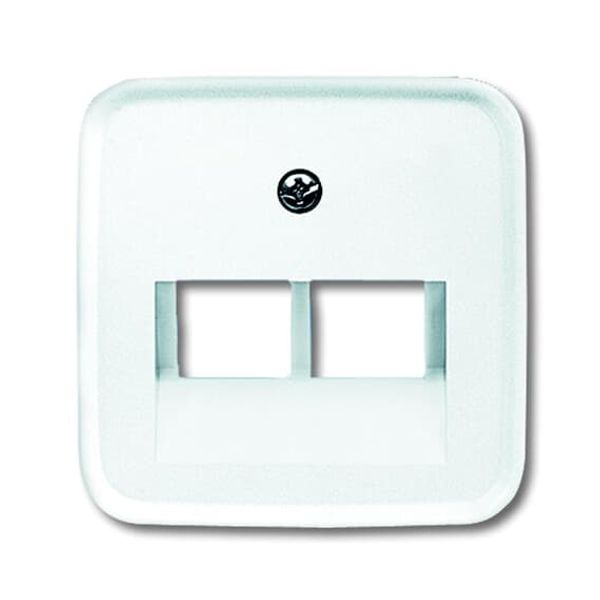 1803-02-214-500 CoverPlates (partly incl. Insert) carat® Alpine white image 1
