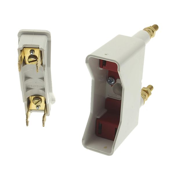 Fuse-holder, LV, 20 A, AC 690 V, BS88/A1, 1P, BS, back stud connected, white image 15