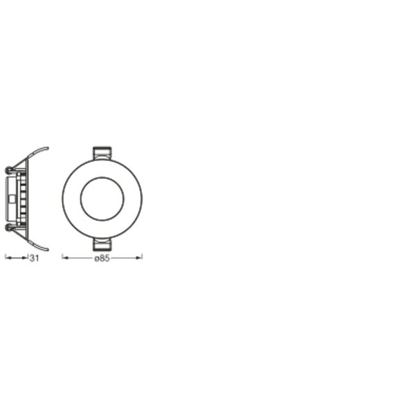 SMART RECESS SLIM DOWNLIGHT TW Slim 85mm TW image 9