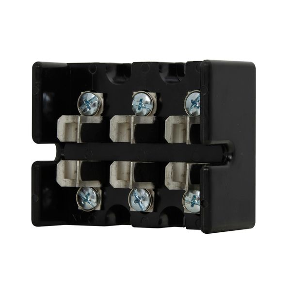 Eaton Bussmann series Class T modular fuse block, 300 Vac, 300 Vdc, 0-30A, Screw, Three-pole image 3