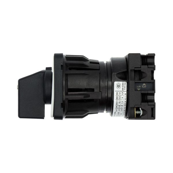 On-Off switch, 1 pole, 20 A, 90 °, center mounting image 12