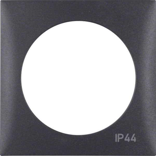 Integro Flow-Frame with Imprint 'IP44' Anthracite Matt image 1