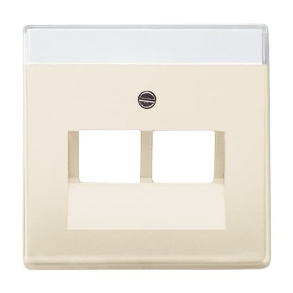 1803-82 CoverPlates (partly incl. Insert) future®, solo®; carat®; Busch-dynasty® ivory white image 6