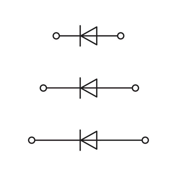 Component terminal block triple-deck with 3 diodes 1N4007 gray image 3