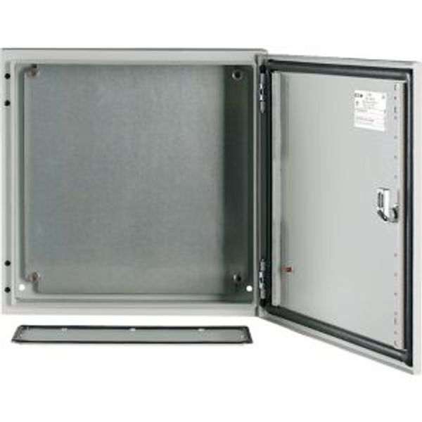Wall enclosure with mounting plate, HxWxD=400x400x150mm image 4
