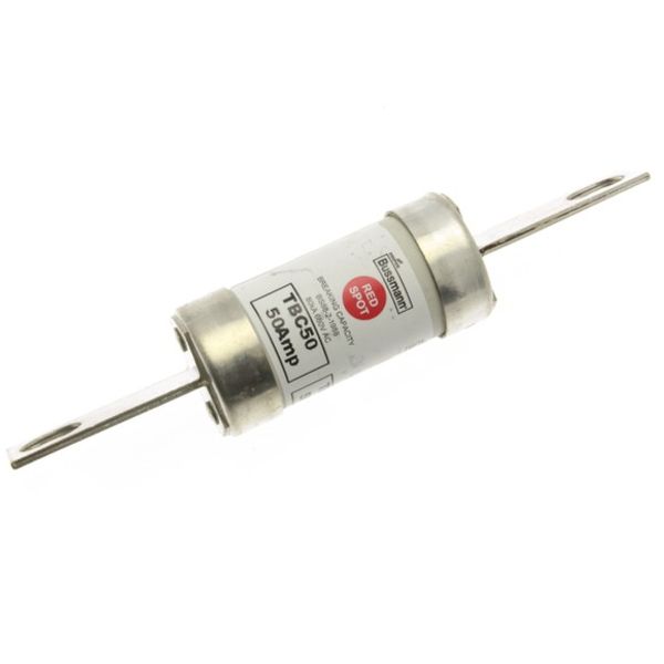 Fuse-link, low voltage, 50 A, AC 660 V, DC 460 V, BS88, 27 x 129 mm, gL/gG, BS image 2