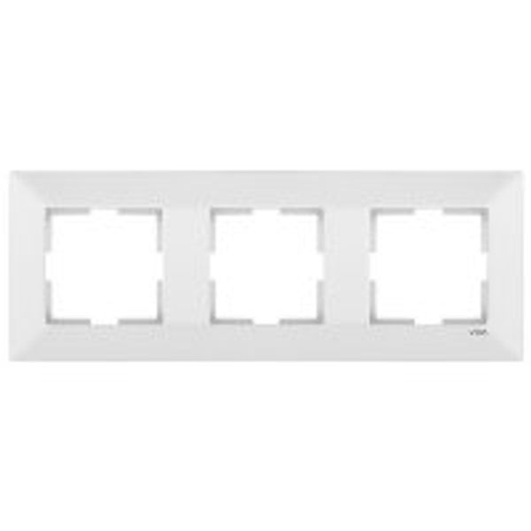 Karre Accessory White Three Gang Frame image 1