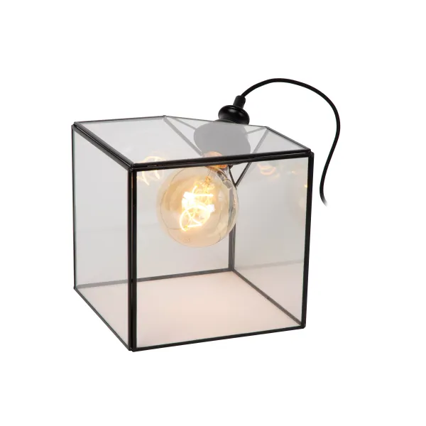 DAVOS Table lamp-Transp.-1xE27-60W-Glass image 1