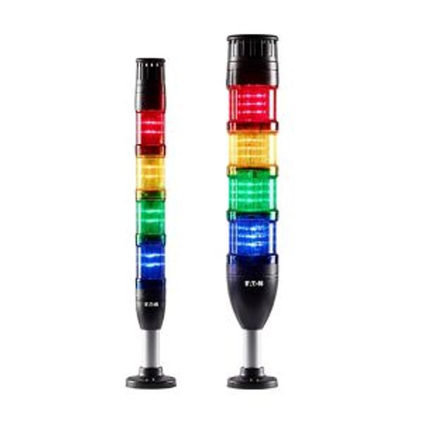 Complete device,red-yellow-green, LED,24 V,including base 100mm image 2