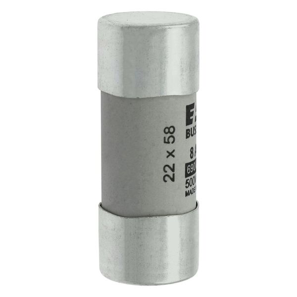 Fuse-link, LV, 8 A, AC 690 V, 22 x 58 mm, gL/gG, IEC, with striker image 9