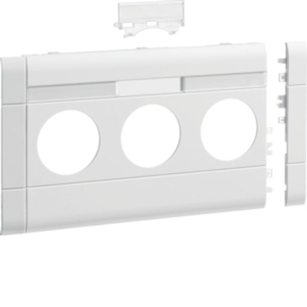 Frontplate 3-g. socket BRA/H/S 120 LF tw image 1