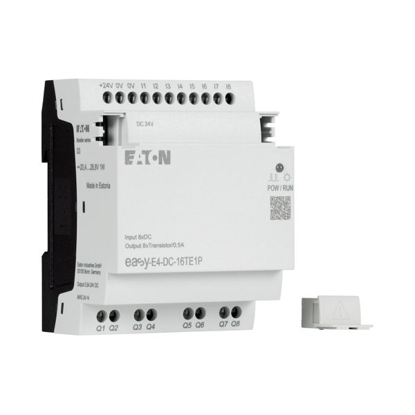 I/O expansion, For use with easyE4, 24 V DC, Inputs/Outputs expansion (number) digital: 8, Push-In image 12