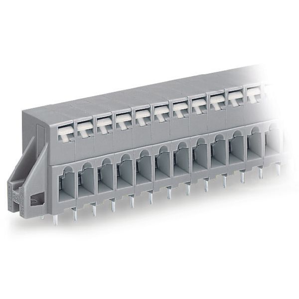 PCB terminal block;push-button;2.5 mm²;gray image 2