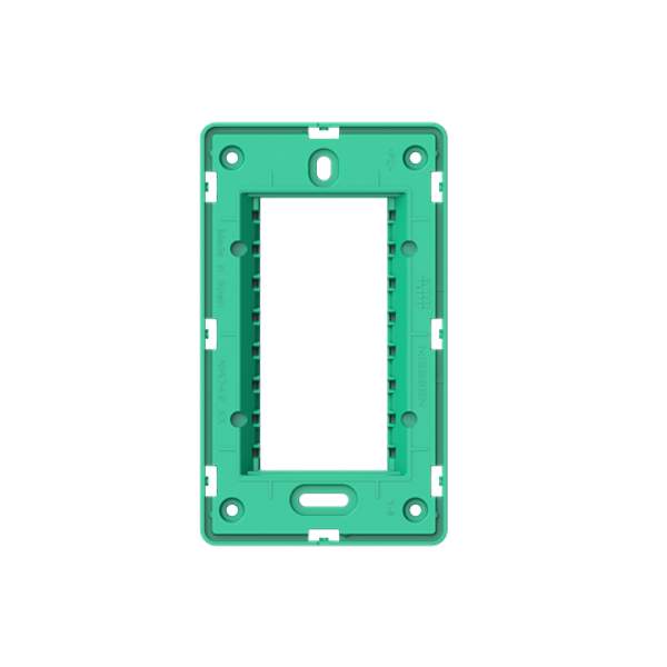 N1474.9 MN Mounting plate for 4 module box - Mint image 1