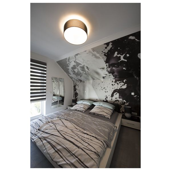 Tenora CL-1 ceiling light, E27, 3x23W, white/black image 3