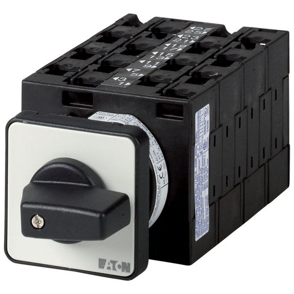 Reversing multi-speed switches, T3, 32 A, flush mounting, 7 contact unit(s), Contacts: 13, 60 °, maintained, With 0 (Off) position, 2-1-0-1-2, SOND 30 image 5