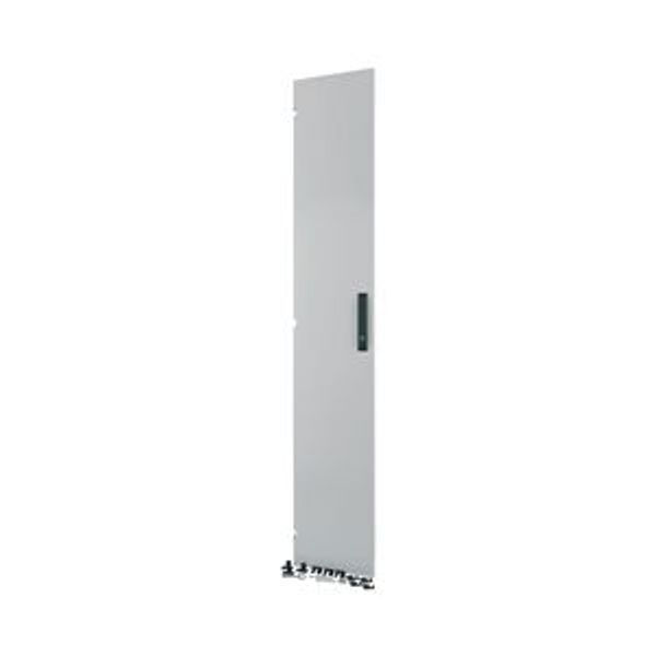 Cable connection area door, ventilated, for HxW = 2000 x 350 mm, IP55, grey image 4