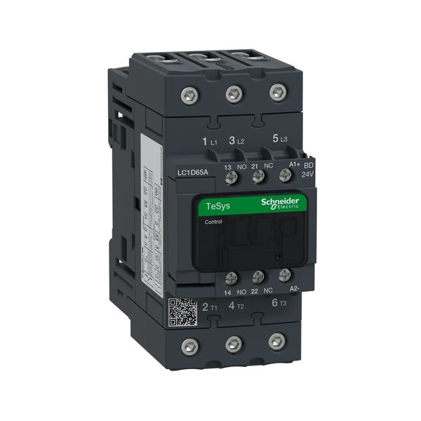 TeSys Deca contactor - 3P(3 NO) - AC-3/AC-3e - = 440 V 65 A - 24 V DC standard coil image 4