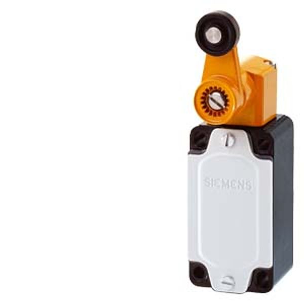 POSITION SWITCH METAL-ENCLOSED 1XM20X1.5 SNAP-ACTION CONTACTS 1NO+1NC SWIVEL LEVER WITH METAL 3SE2120-1G image 1