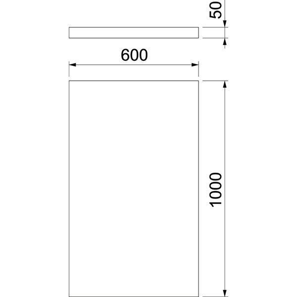 PSX-P Mineral fibre plate for combination insulation 1000x600x50 image 2