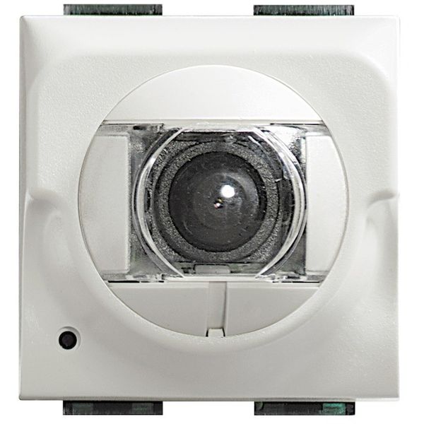 Flush mounted 2 wire indoor colour camera, white 391658 image 1