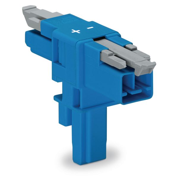 T-distribution connector 2-pole Cod. I blue image 1