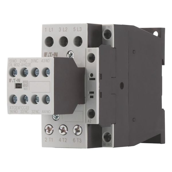 Contactor, 380 V 400 V 11 kW, 2 N/O, 2 NC, 230 V 50 Hz, 240 V 60 Hz, AC operation, Screw terminals image 6