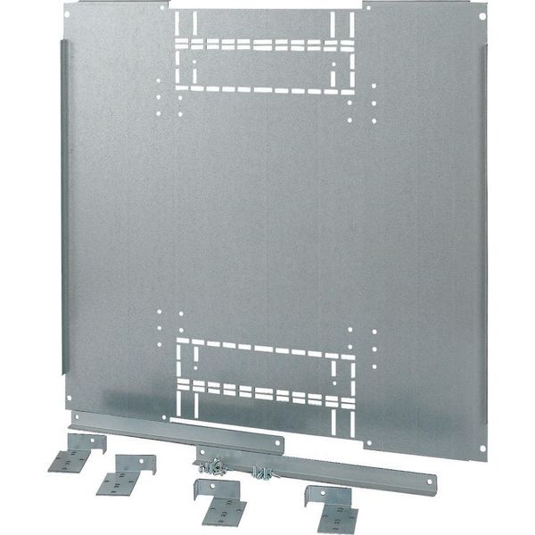 Mounting plate, NZM4, 3/4p, withdrawable unit, W=800mm image 5