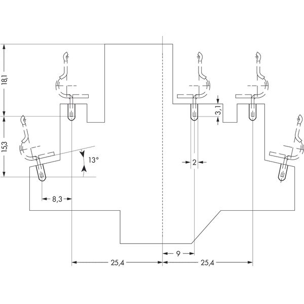 Universal modular component plug housing as rail-mounted terminal bloc image 4