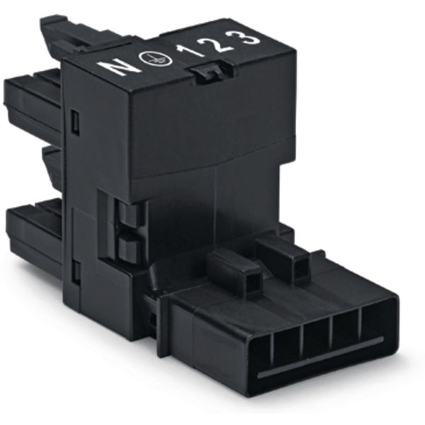 h-distribution connector 5-pole Cod. A black image 3