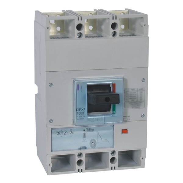MCCB DPX³ 1600 - S1 electronic release - 3P - Icu 36 kA (400 V~) - In 630 A image 1