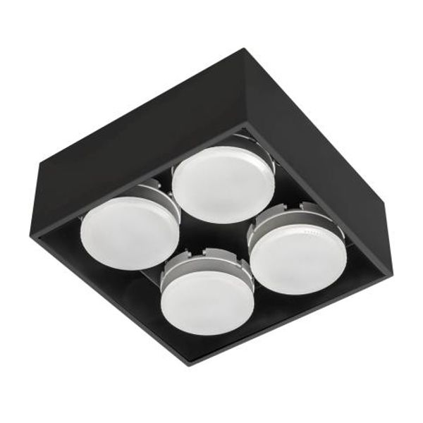 Luminaire without light source - 4x GX53 IP20 - Steel - Black image 1