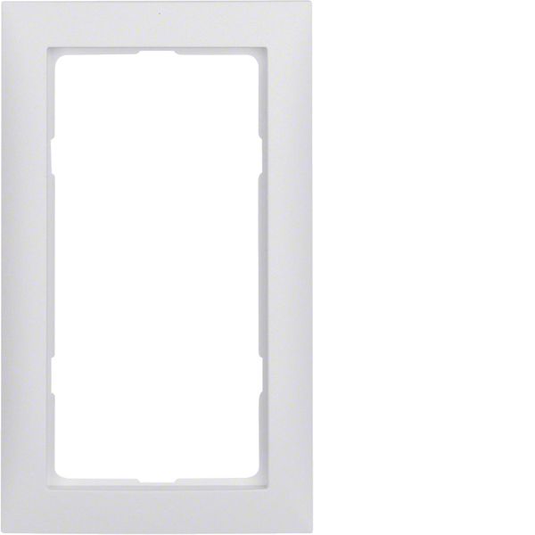 Frame l. cut-out, S.1, p. white, matt, plastic image 1