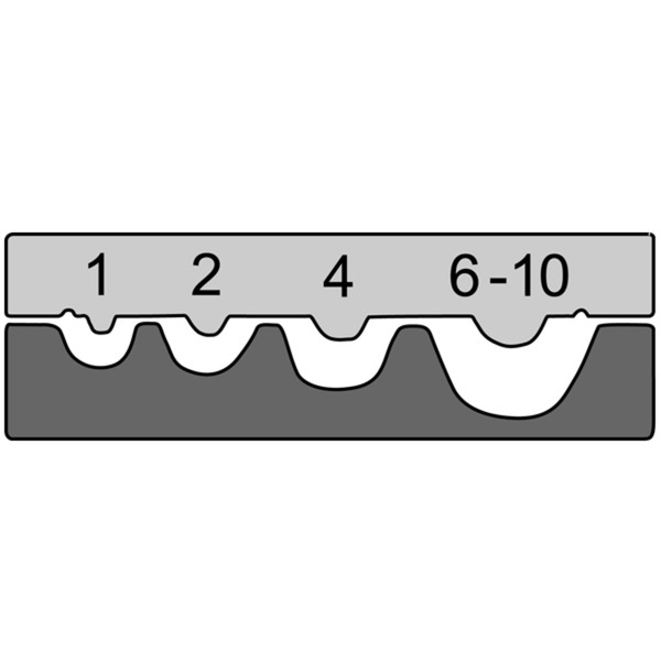 insert for 210764 non-insulated cable lugs 1.0-10 image 2